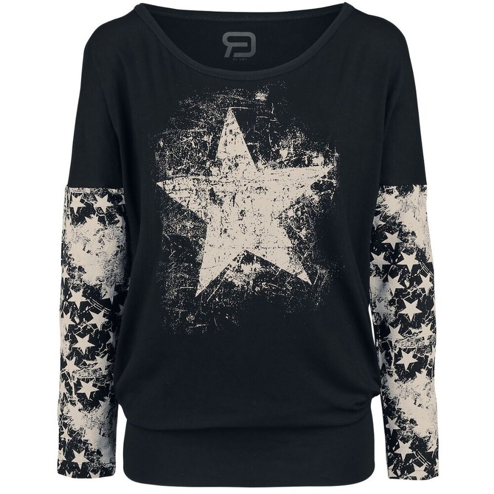 BNWOT grunge-style star top from EMP size M